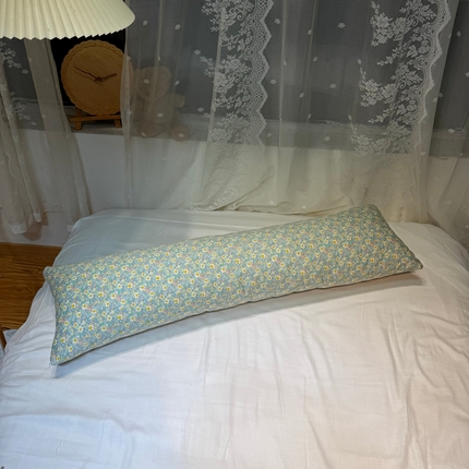 91家纺网 家纺一手货源 找家纺 （总）花西夫人 2023新款13372全棉印花长枕套双人枕头情侣枕芯