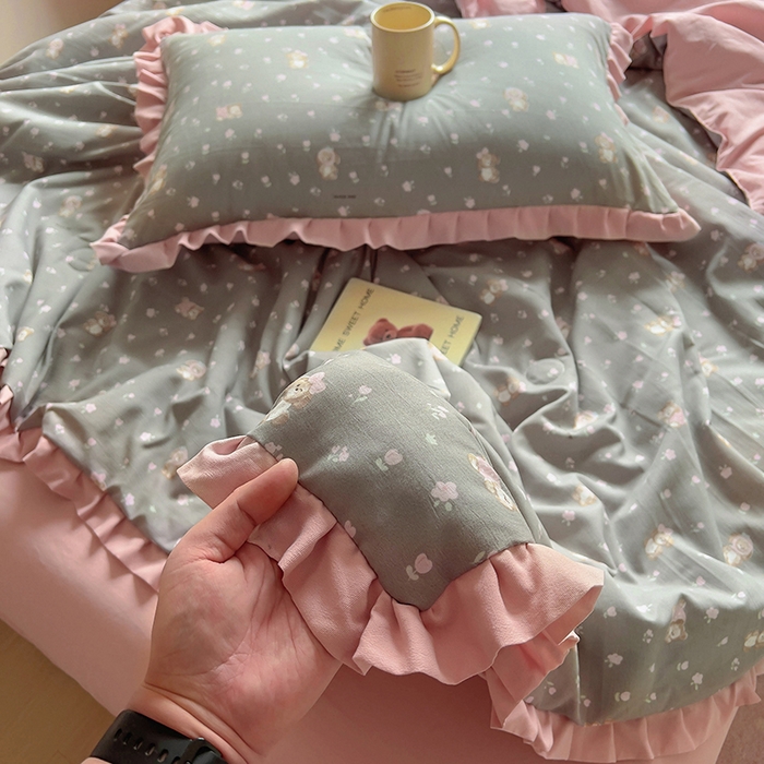 91家纺网 家纺一手货源 找家纺 欧尚 2025新款夏被四件套 萌趣仔仔