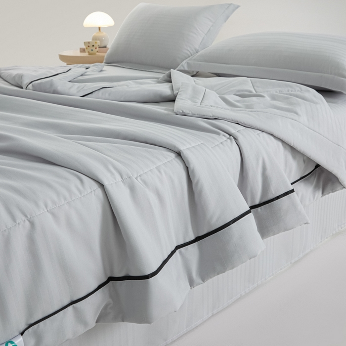 91家纺网 家纺一手货源 找家纺 （总）宝士康家纺 2025新款10A抗菌华夫条提花夏被