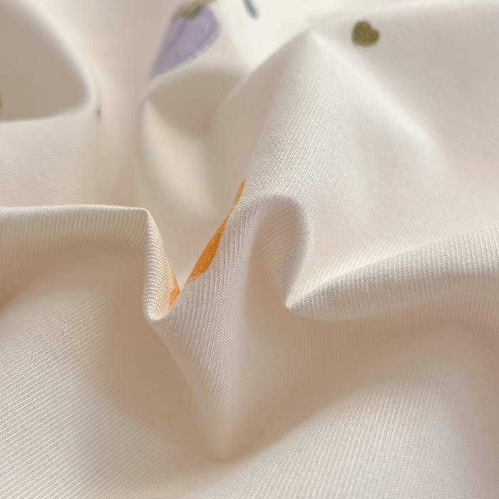 91家纺网 家纺一手货源 找家纺 玖明2025新款A类加厚柔软针织棉双层纱四件套 秋实凝香