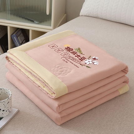 91家纺网 家纺一手货源 找家纺 （总）薇玛仕2025新款水洗棉麻大豆夏被系列