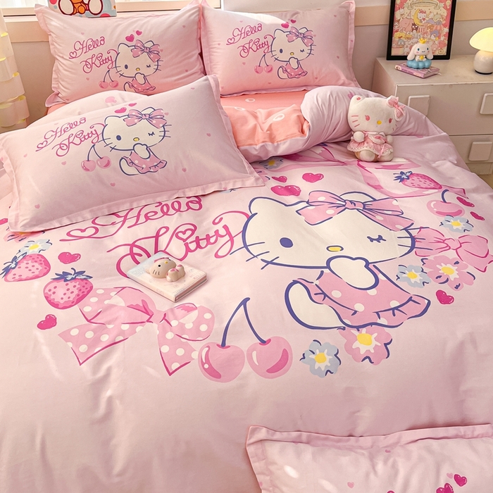 91家纺网 家纺一手货源 找家纺 （总）博雅 2025新款三丽鸥全棉大版单枕套