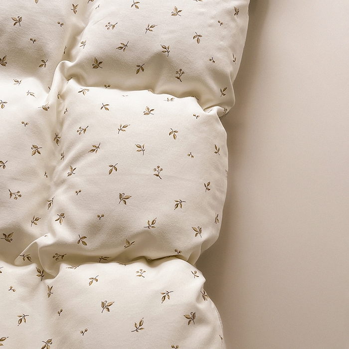 91家纺网 家纺一手货源 找家纺 玖明2025新款A类加厚柔软针织棉双层纱四件套 金叶时光