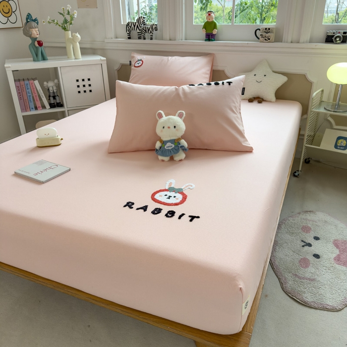 91家纺网 家纺一手货源 找家纺 席世家 2025春夏新款全棉纯棉老粗布印花床笠凉席席子 宝贝兔