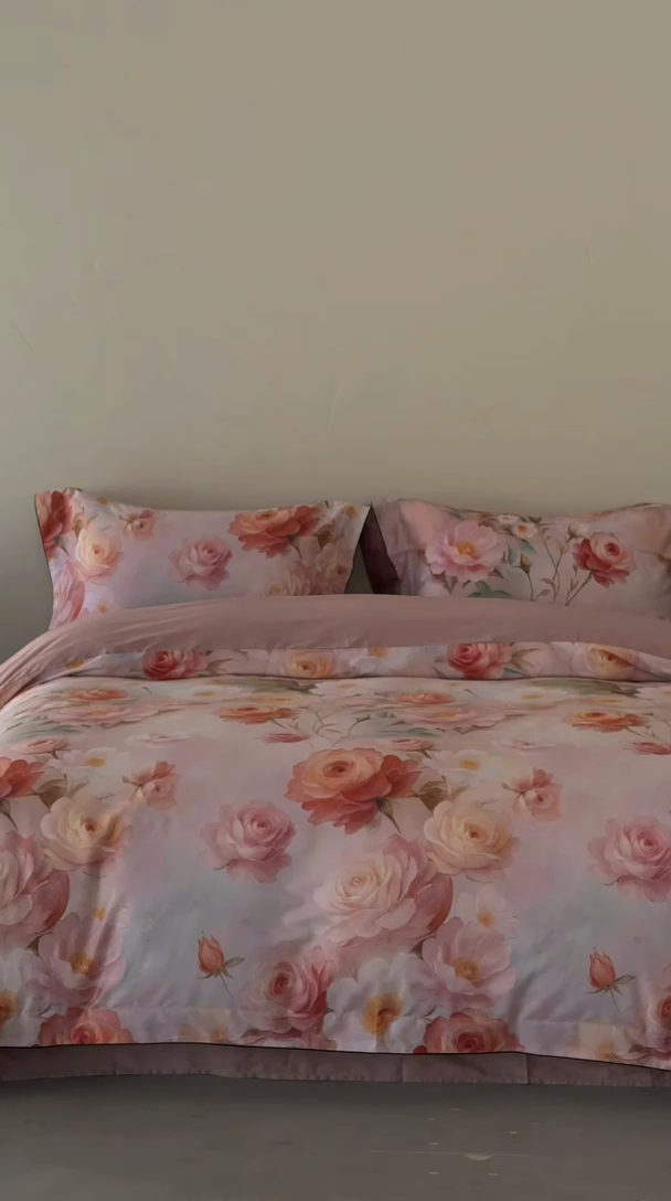 91家纺网 家纺一手货源 找家纺 涞澳家纺 2025新款亲肤舒适悦棉四件套 采薇