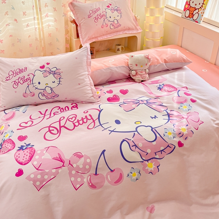 91家纺网 家纺一手货源 找家纺 （总）博雅 2025新款三丽鸥全棉大版单枕套