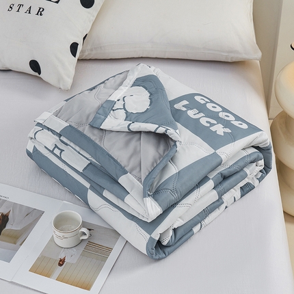 被多多被业 2025新款凉感丝印花夏被夏凉被空调被 好运小狗