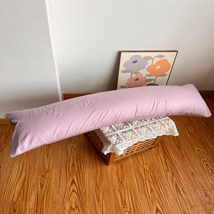 91家纺网 家纺一手货源 找家纺 （总）花西夫人 2023新款13372全棉印花长枕套双人枕头情侣枕芯