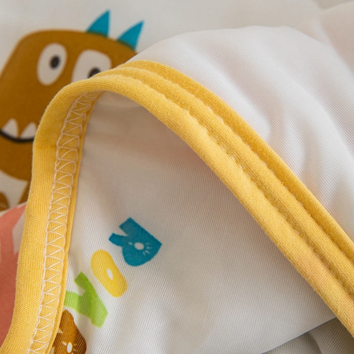 91家纺网 家纺一手货源 找家纺 嗨生活2025年儿童夏被 幼儿园夏被 凉感丝夏被 漫画恐龙