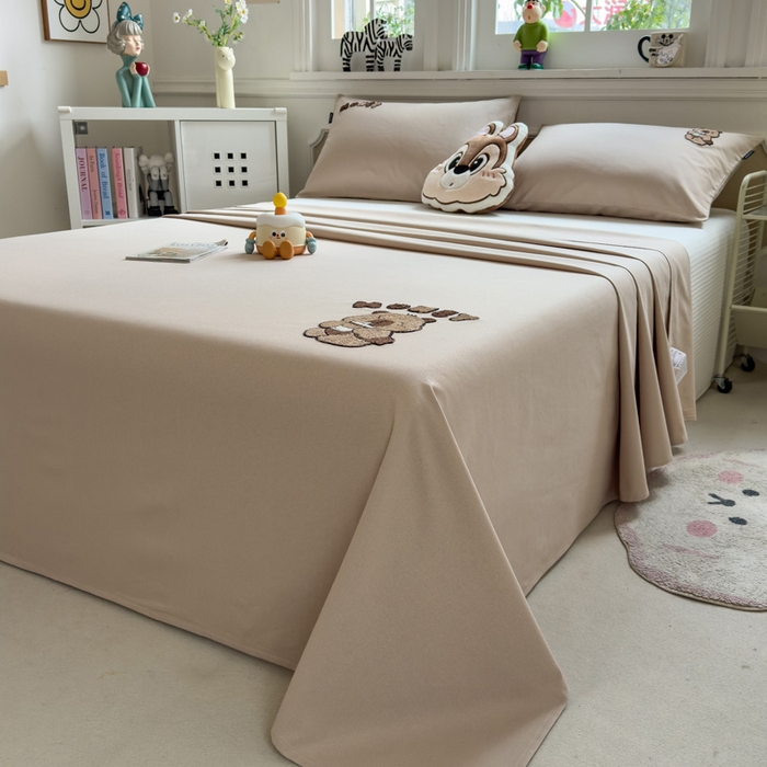 91家纺网 家纺一手货源 找家纺 席世家 2025春夏新款全棉纯棉老粗布印花床单凉席席子 卡皮拉