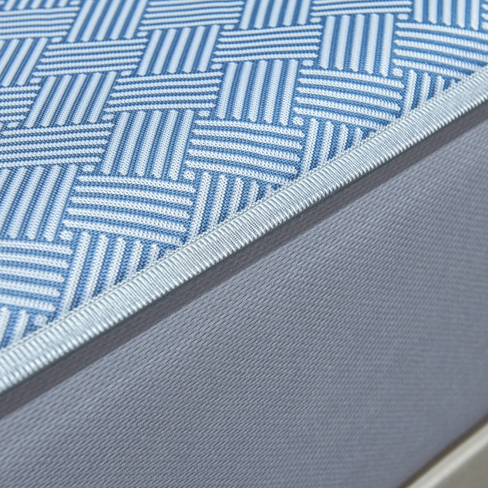 91家纺网 家纺一手货源 找家纺 999家纺 2025新款轻柔丝抗菌冰丝藤凉席（复合三明治款）宽包刺绣冰丝软席藤席 抗菌冰丝藤床笠-冰岛-优雅蓝