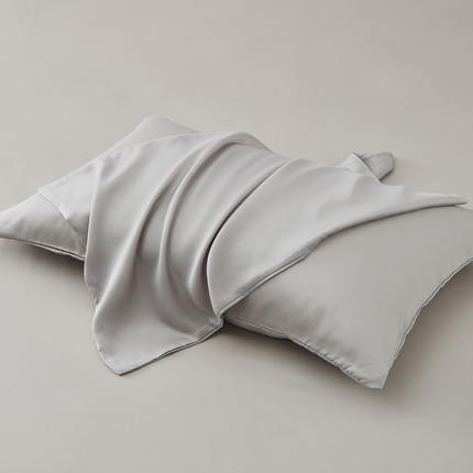 91家纺网 家纺一手货源 找家纺 （总）漫时光 2025新款亲肤舒适60S天丝纯色单品枕套系列