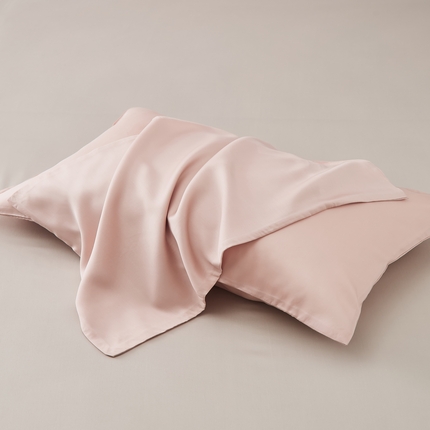 91家纺网 家纺一手货源 找家纺 （总）漫时光 2025新款亲肤舒适60S天丝纯色单品枕套系列