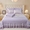 91家纺网 家纺一手货源 找家纺 （总）梦柏 2025新款韩版双层纱夹棉绗缝床盖夏被四件套