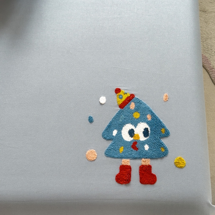 91家纺网 家纺一手货源 找家纺 席世家 2025春夏新款全棉纯棉老粗布印花床单凉席席子 幸运帽