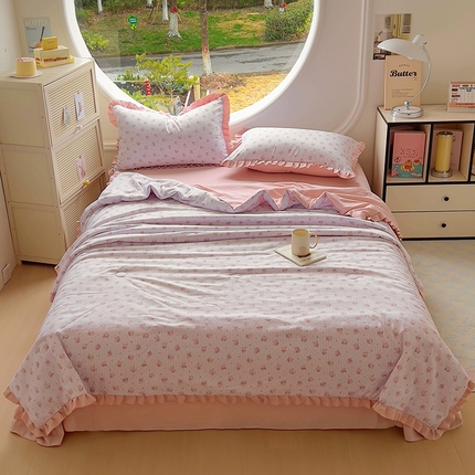 欧尚 2025新款夏被四件套 蔷薇