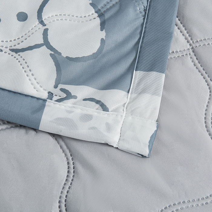 91家纺网 家纺一手货源 找家纺 被多多被业 2025新款凉感丝印花夏被夏凉被空调被 好运小狗