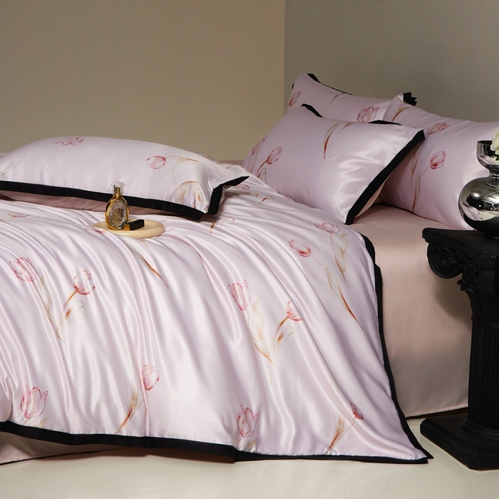 91家纺网 家纺一手货源 找家纺 （总）优悦 2025新款冰丝数码印花四件套