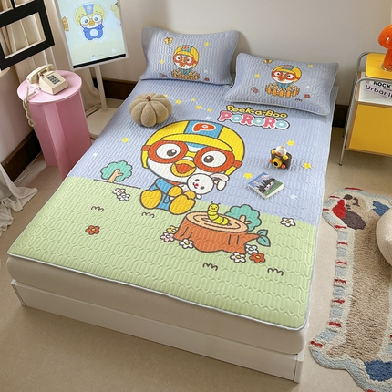 金爱家2025新款啵乐乐乳胶凉席 凉席-森林派对