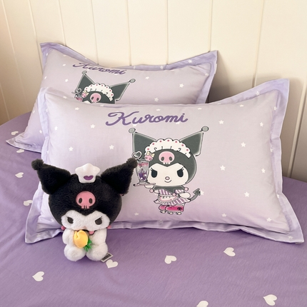 博雅 2025新款三丽鸥全棉大版单枕套 库洛米宝贝