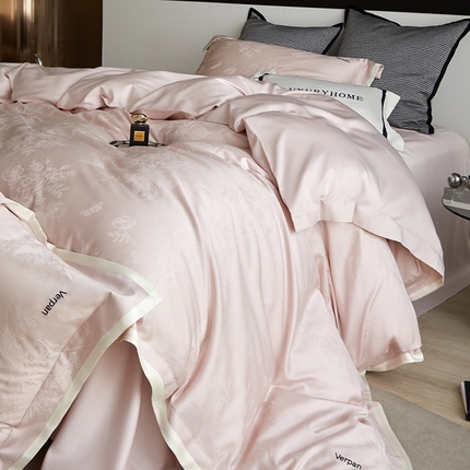 91家纺网 家纺一手货源 找家纺 （总）涞澳家纺 2025新款天丝棉提花四件套