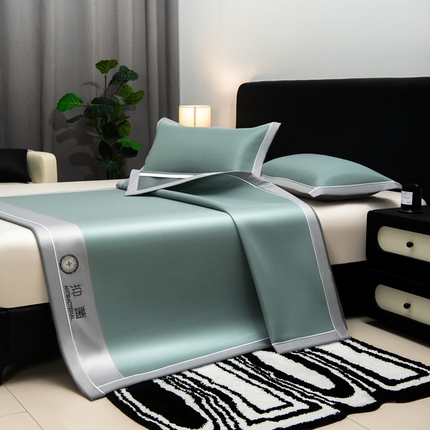 91家纺网 家纺一手货源 找家纺 （总）水云缦 2025新款抗菌碳光冰丝席