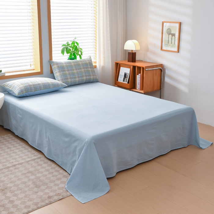 91家纺网 家纺一手货源 找家纺 圣尔雅家纺 2025新款里外全棉色织夏被新疆棉花被纯棉被子空调被夏凉被 丁香条格