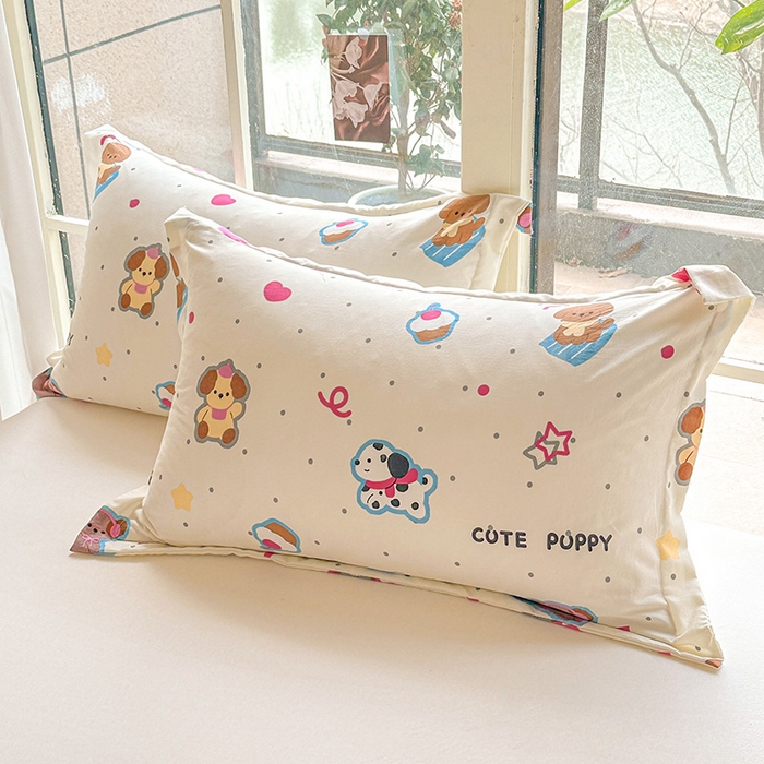 91家纺网 家纺一手货源 找家纺 2025新款双层皱皱纱水洗棉夏被夏凉被空调被可机洗空调被子被芯棉被 多彩小汪