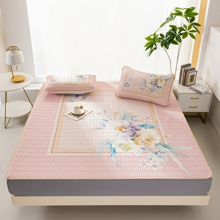 91家纺网 家纺一手货源 找家纺 （总）美丽折家纺 2025新款6mm厚乳胶床笠款三件套