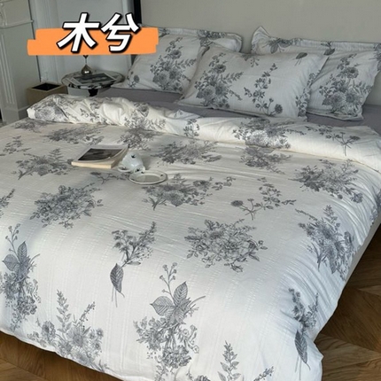 美丽坊 2025新款竹纱棉四件套 木兮