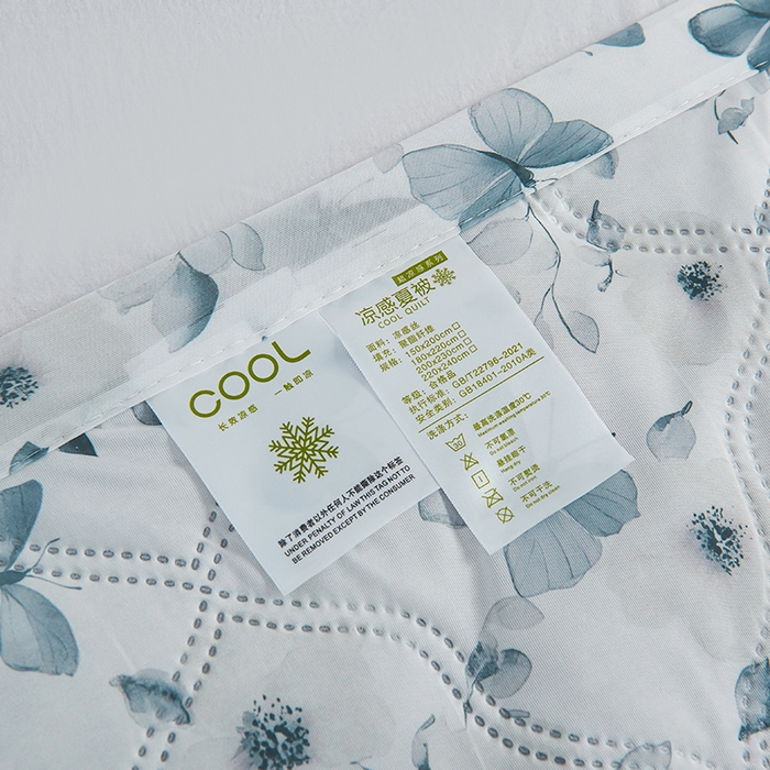 91家纺网 家纺一手货源 找家纺 被多多被业 2025新款凉感丝印花夏被夏凉被空调被 幻蝶