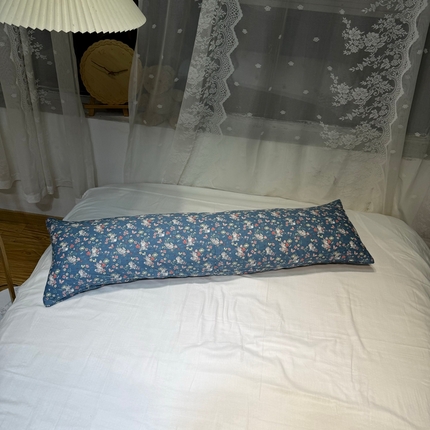 91家纺网 家纺一手货源 找家纺 （总）花西夫人 2023新款13372全棉印花长枕套双人枕头情侣枕芯