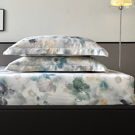 91家纺网 家纺一手货源 找家纺 （总）禾时 2025新款50s莱赛尔床笠三件套