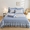 91家纺网 家纺一手货源 找家纺 （总）梦柏 2025新款韩版双层纱夹棉绗缝床盖夏被四件套