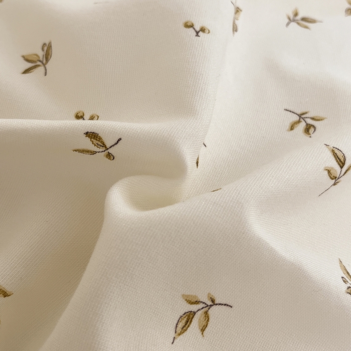 91家纺网 家纺一手货源 找家纺 玖明2025新款A类加厚柔软针织棉双层纱四件套 金叶时光