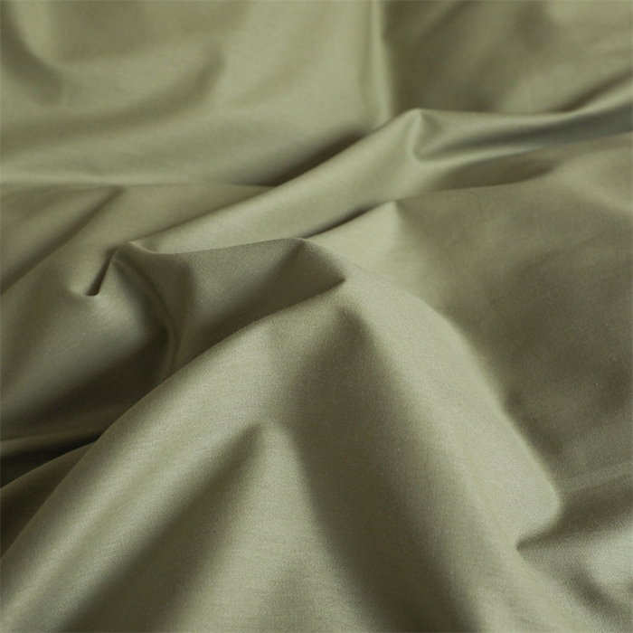 91家纺网 家纺一手货源 找家纺 启程2025新款全棉纯色双拼无印风四件套 抹茶绿+绅士灰