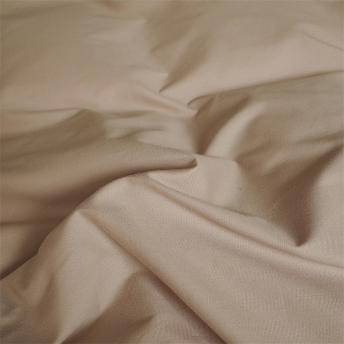 91家纺网 家纺一手货源 找家纺 启程2025新款全棉纯色双拼无印风四件套 杏仁+岩石灰