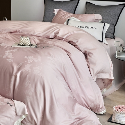 91家纺网 家纺一手货源 找家纺 （总）涞澳家纺 2025新款天丝棉提花四件套