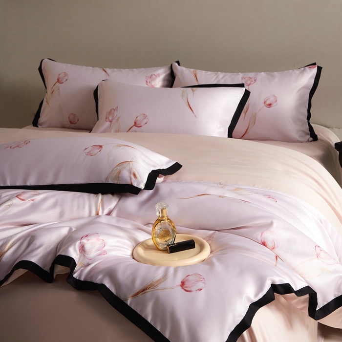 91家纺网 家纺一手货源 找家纺 （总）优悦 2025新款冰丝数码印花四件套