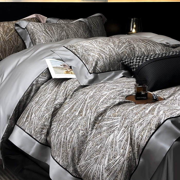 91家纺网 家纺一手货源 找家纺 2025高端轻奢A类母婴级天丝棉全工艺刺绣四件套纯棉全棉高端夏季丝滑裸睡长绒棉床上用品 观颜