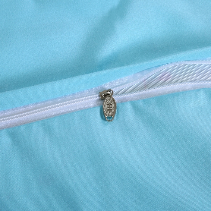 91家纺网 家纺一手货源 找家纺 情恒家纺2025新款床裙款冰丝布艺软凉席三件套 花间意-蓝