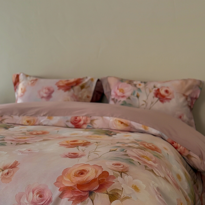 91家纺网 家纺一手货源 找家纺 涞澳家纺 2025新款亲肤舒适悦棉四件套 采薇