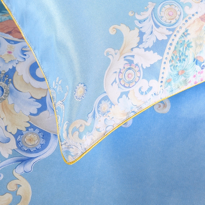 91家纺网 家纺一手货源 找家纺 （总）情恒家纺2025新款床裙款冰丝布艺软凉席三件套