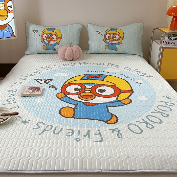 91家纺网 家纺一手货源 找家纺 （总）金爱家2025新款啵乐乐乳胶凉席