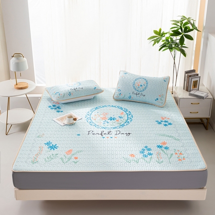 91家纺网 家纺一手货源 找家纺 （总）美丽折家纺 2025新款6mm厚乳胶床笠款三件套