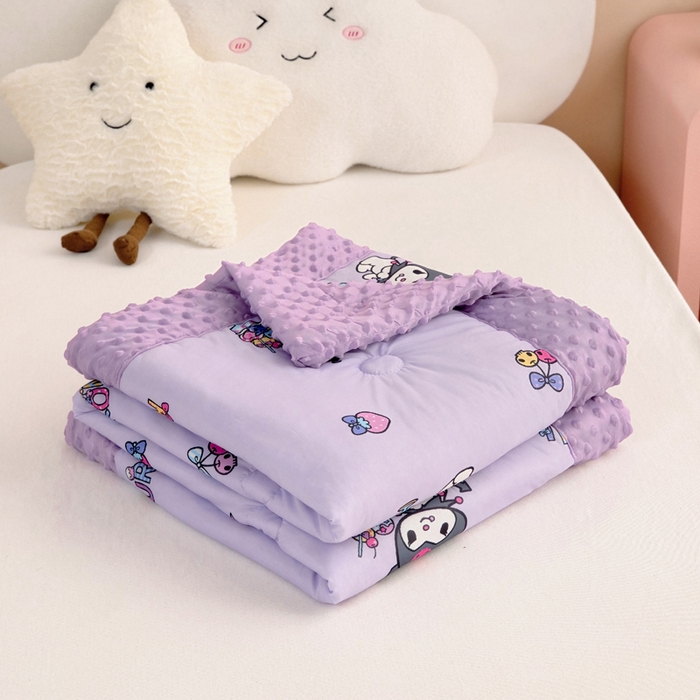 91家纺网 家纺一手货源 找家纺 （总）花满路 2025新款亲肤卡通系列儿童夏被-小床图【控价28-45-55】