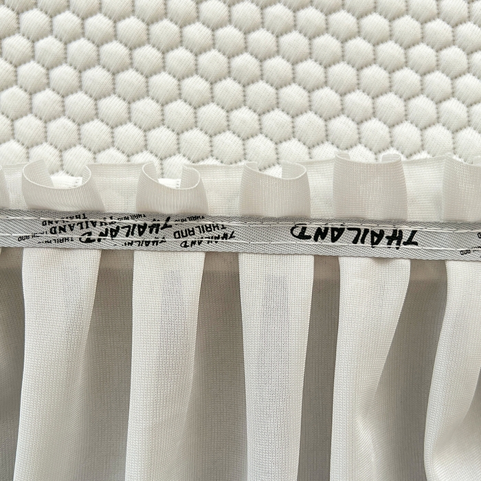 91家纺网 家纺一手货源 找家纺 梦舒羽 2025春夏新款冰豆豆凉席席子-床裙款 凉豆豆-小熊灰