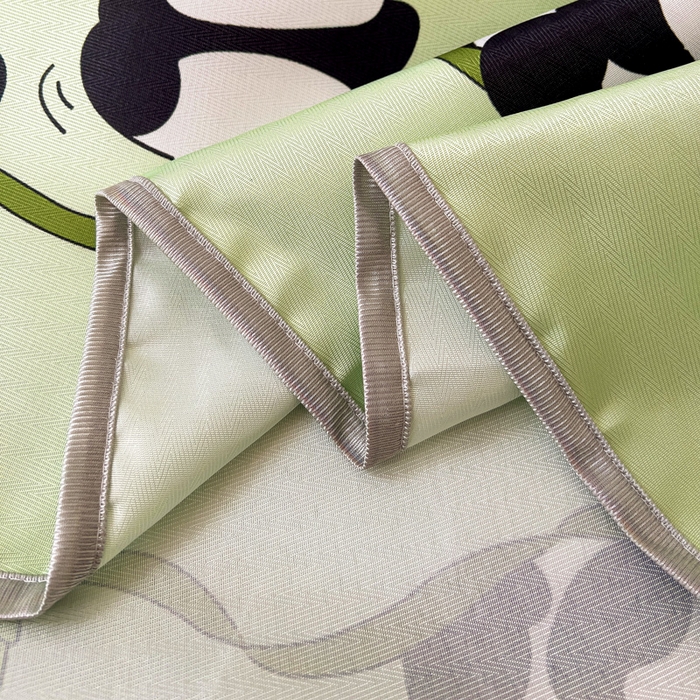 91家纺网 家纺一手货源 找家纺 纽缦家纺 2025新款印花冰丝防滑床单 萌宝