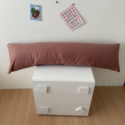 91家纺网 家纺一手货源 找家纺 （总）花西夫人 2023新款13372全棉印花长枕套双人枕头情侣枕芯