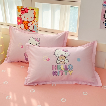 91家纺网 家纺一手货源 找家纺 （总）博雅 2025新款三丽鸥全棉大版单枕套